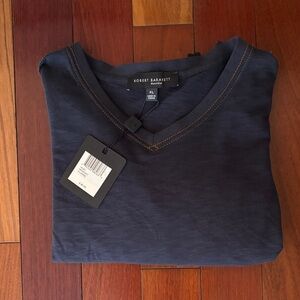 Robert Barakett Men's Navy Long Sleeve Tee